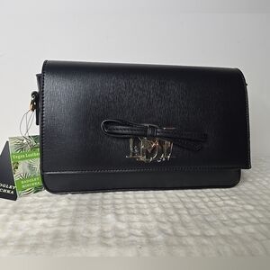 Badgley Mischka Rectangle Crossbody Purse with Bow